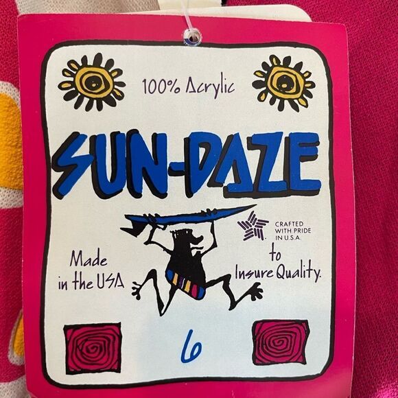 NWT Sun-Daze Teddy Bear T-Shirt Size 6 - Picture 3 of 4